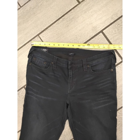 True Religion Stella Low Rise Skinny Jeans Dark Wash Women's Size 33 - Picture 11 of 12